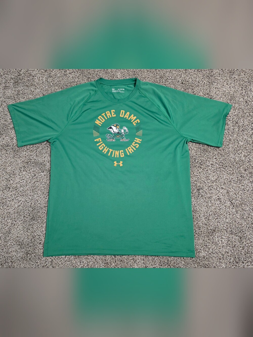 Under Armour Notre Dame Fighting Irish Green Short Sleeve Tee